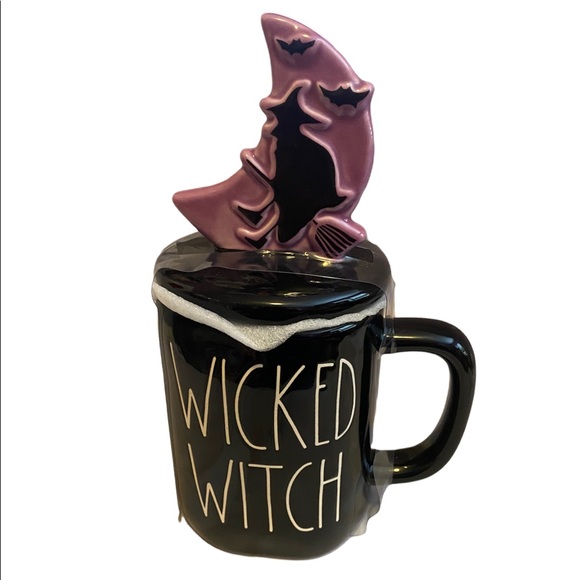 NEW Rae Dunn Halloween Mug with Lid- WICKED WITCH - Picture 1 of 5